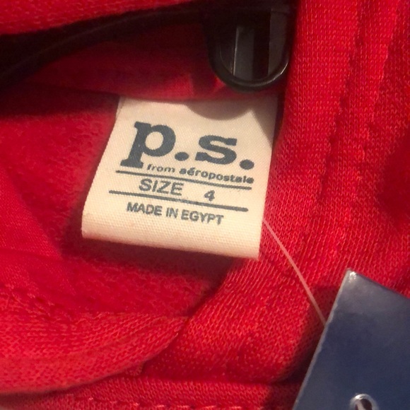 P.S. From Aeropostale NWT SIZE 4 Pullover Hoodie - Picture 4 of 6